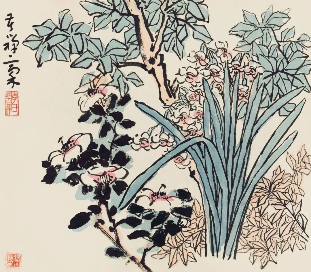 李苦禅：花鸟山水册