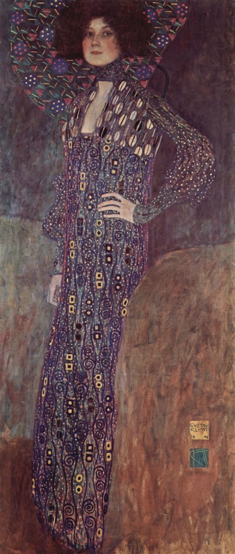 《埃米丽·弗洛格肖像》（Emilie Flöge，1902年）