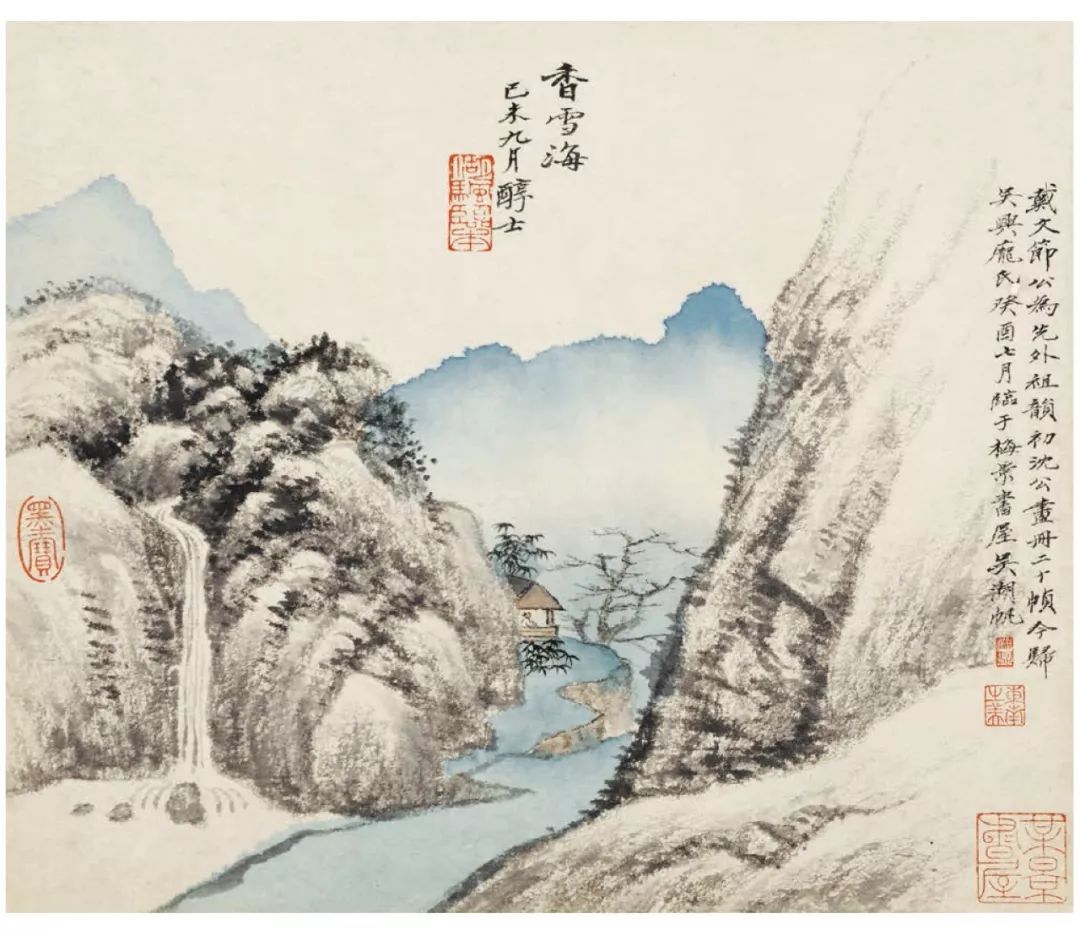 吴湖帆:山水画设色的五大风格(高清百图)_凤凰网