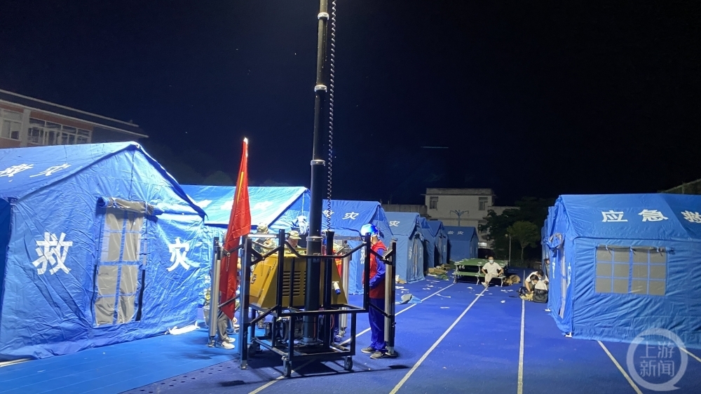 ▲6月1日，四川芦山县，受损群众被安置在太平镇临时安置点。摄影/上游新闻记者 胡磊