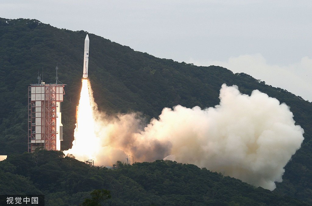 12日，日本小型火箭“埃普西隆6号”发射。（视觉中国）