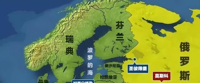 波罗的海周边情况示意图 图：央视军事