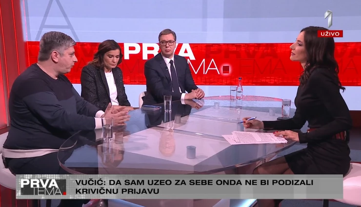 武契奇11日在电视节目中表示塞尔维亚正在“屯粮”