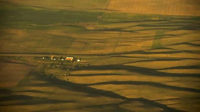 北达科他州境内农田。 图源：CNBC