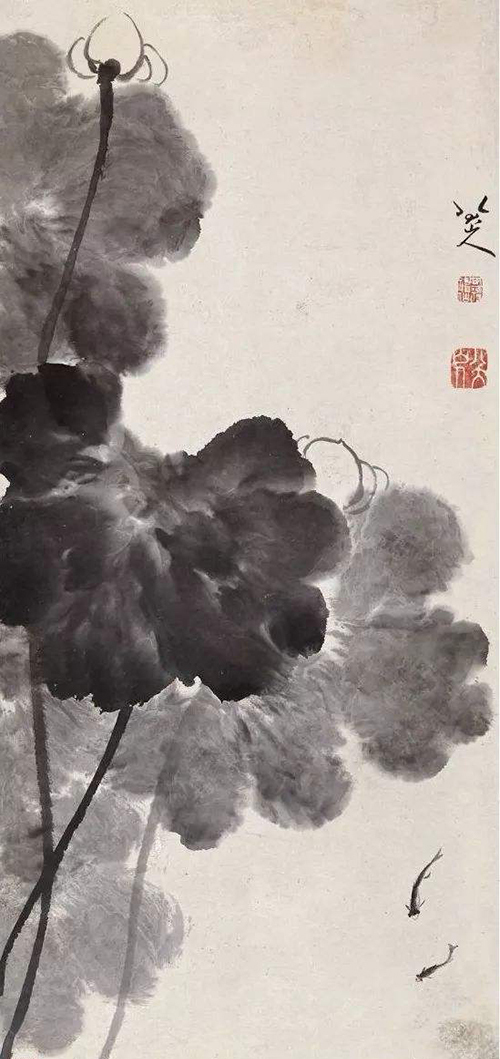 在国际拍卖会上,国画作品《墨荷》惊艳亮相,艳压群芳__凤凰网