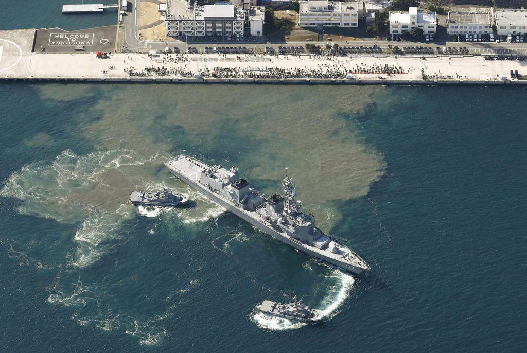 日本两艘舰艇意外相撞 “神通”号受损