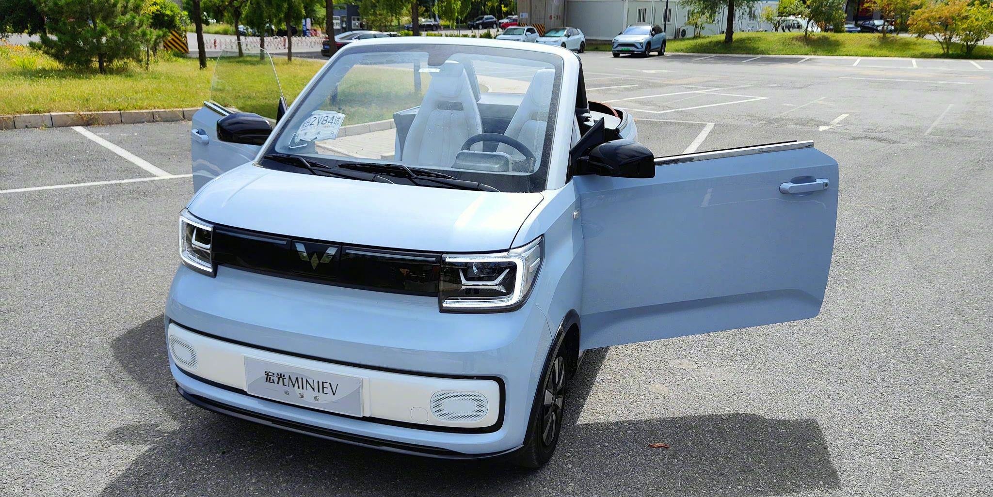 78万~10.28万,五菱宏光mini ev敞篷版售价曝光!_凤凰网汽车_凤凰网