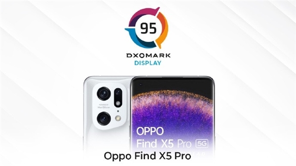 全球第三！OPPO Find X5 Pro DXOMARK屏幕成绩出炉：94分