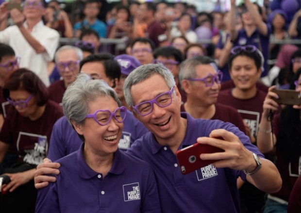 ● 李显龙与何晶