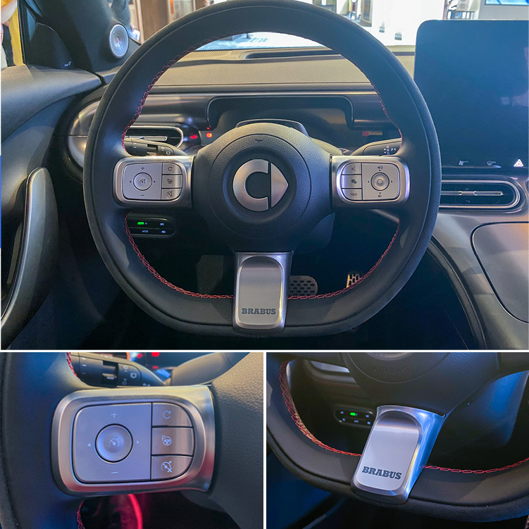 "黑化"的电动精灵 实拍smart精灵#1 brabus性能版_凤凰网汽车_凤凰网