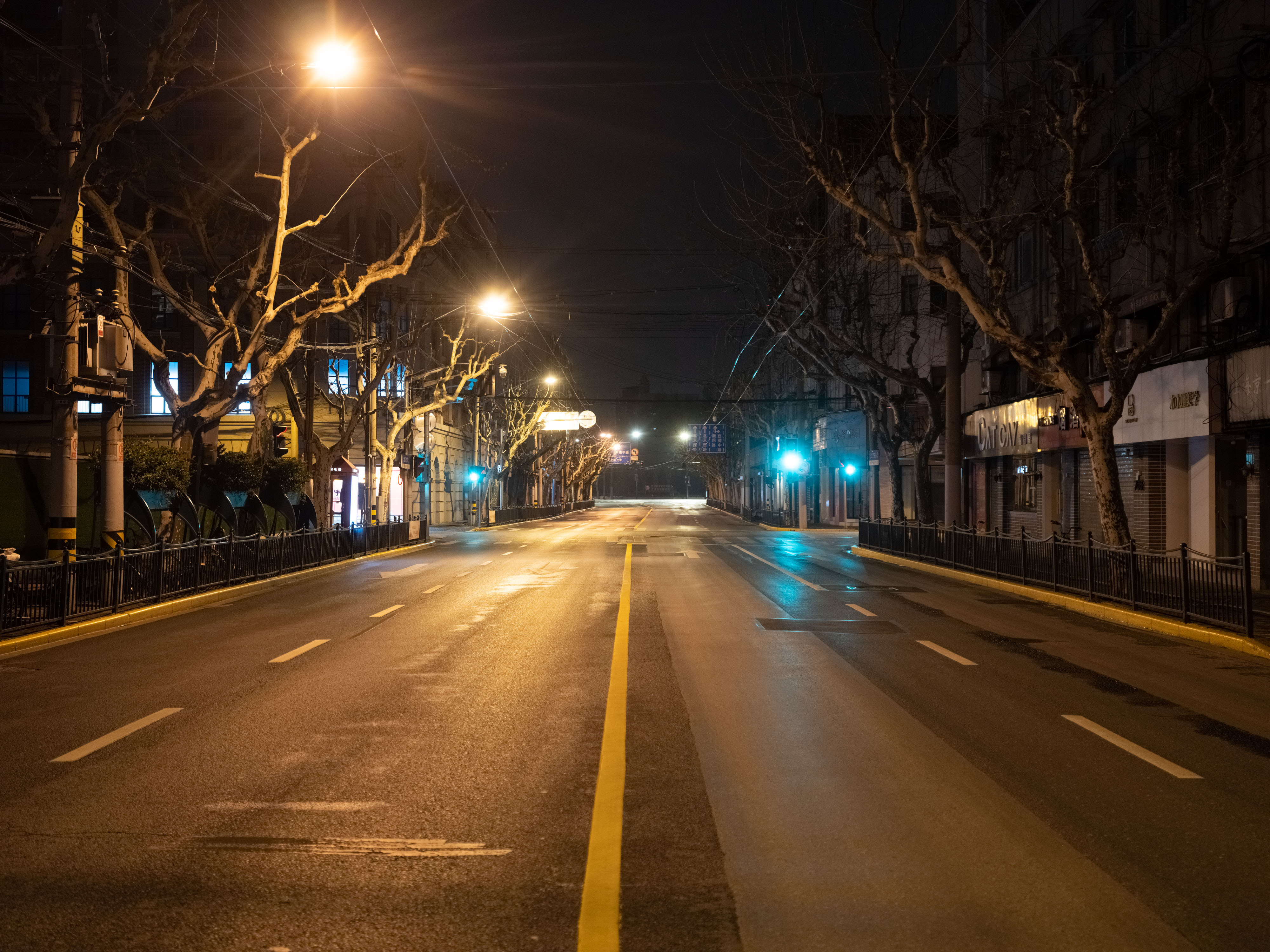 北京夜晚街道图片