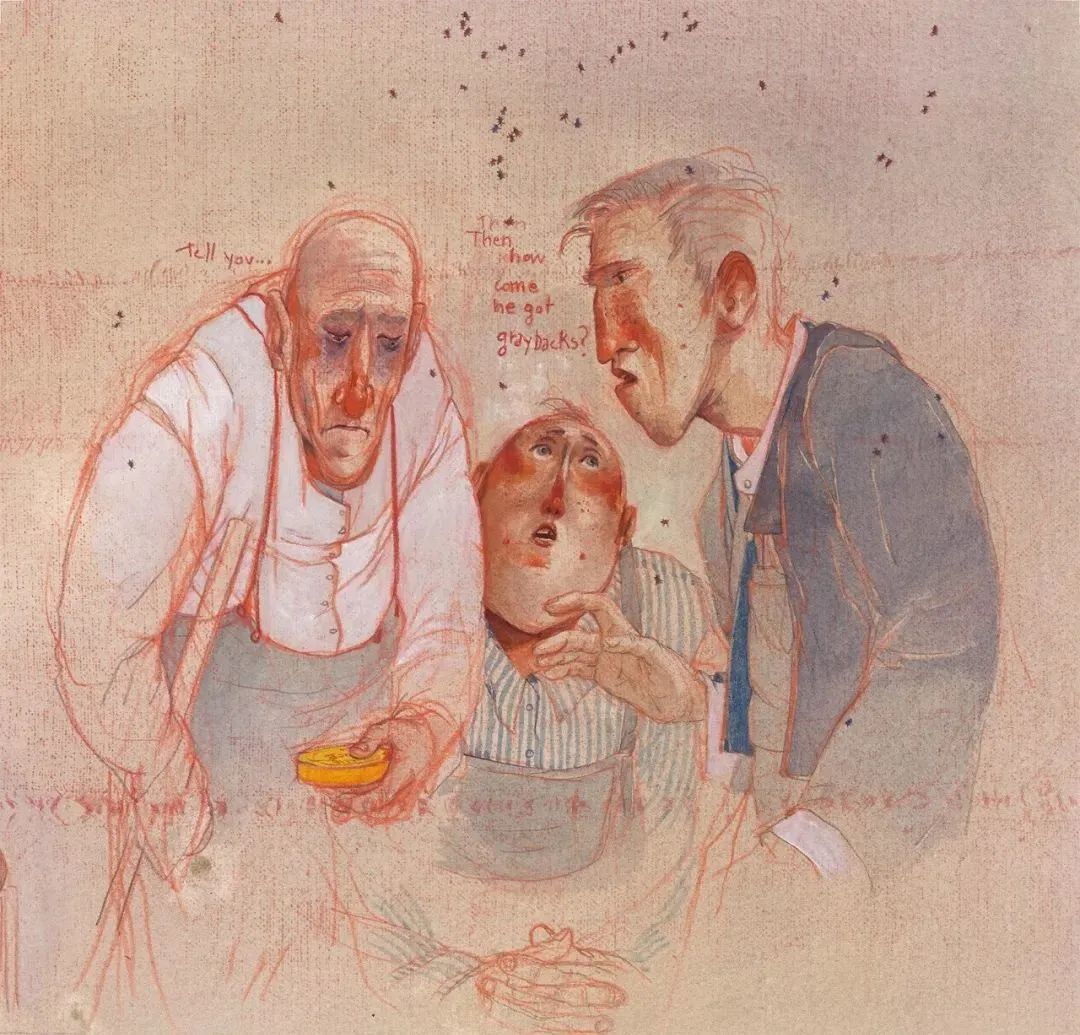 诺奖经典与绘本天后的碰撞，《人鼠之间》绝美绘本版, image size:1080x1035