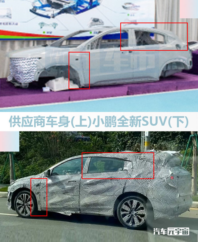 小鹏全新SUV曝光一体化压铸工艺 造型酷似Model Y-图5