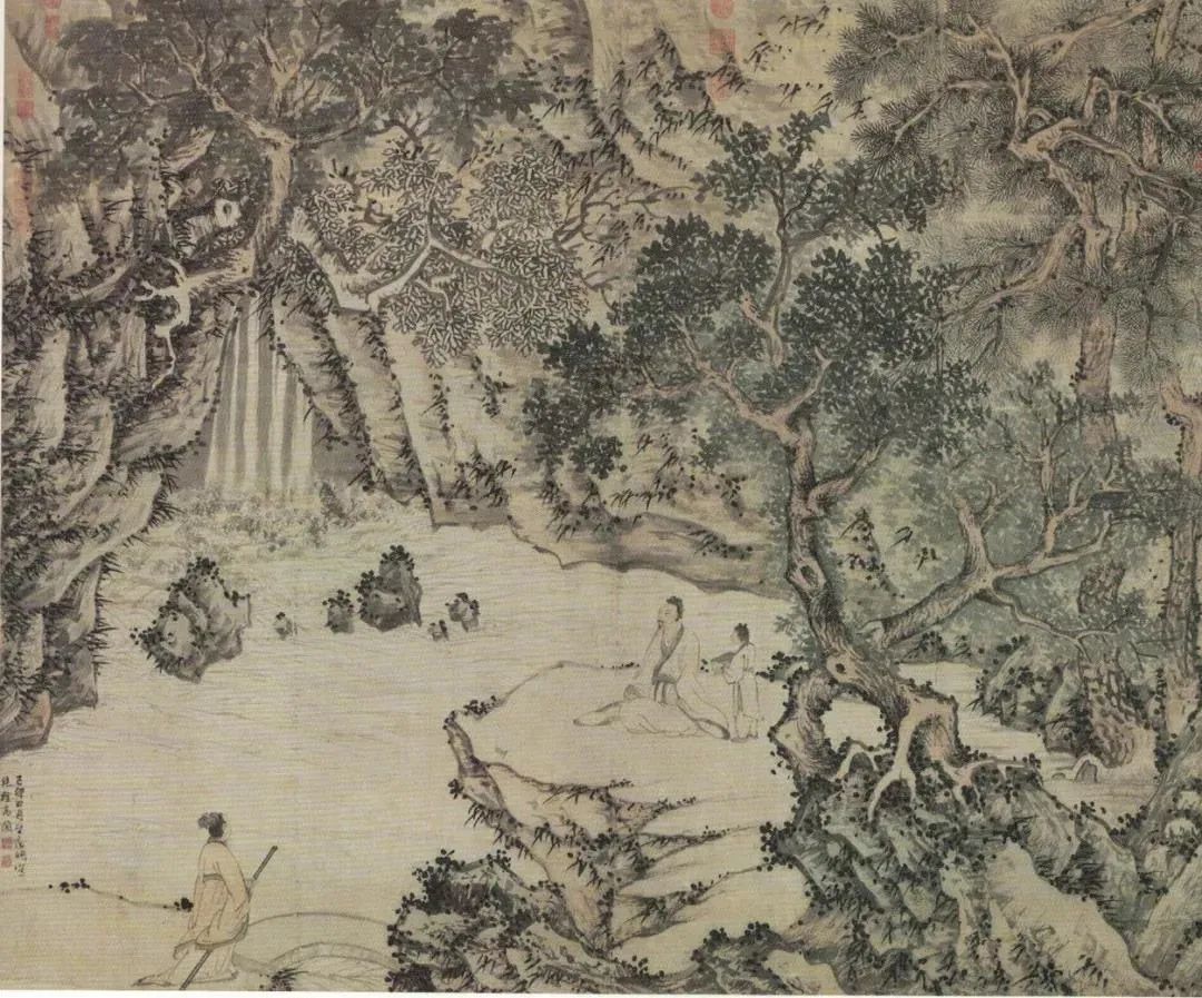 夏日,听泉_画川居士_新浪博客