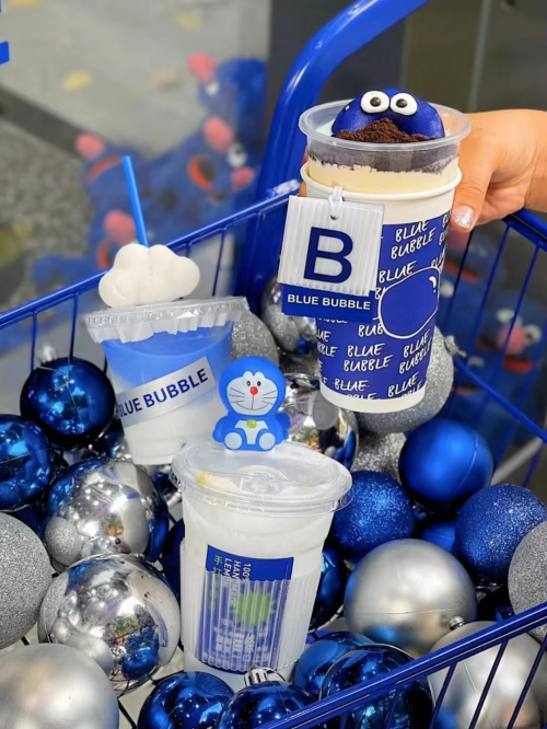 潮流创意饮品bluebubble链接艺术与生活