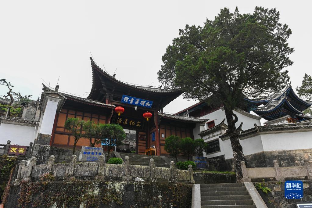 这是云南省腾冲市和顺古镇的和顺图书馆（3月31日摄）。新华社记者 曹梦瑶 摄