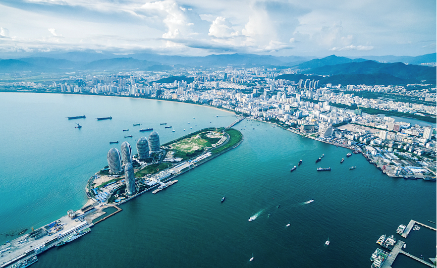 三亚凤凰岛风光,图片来源@视觉中国