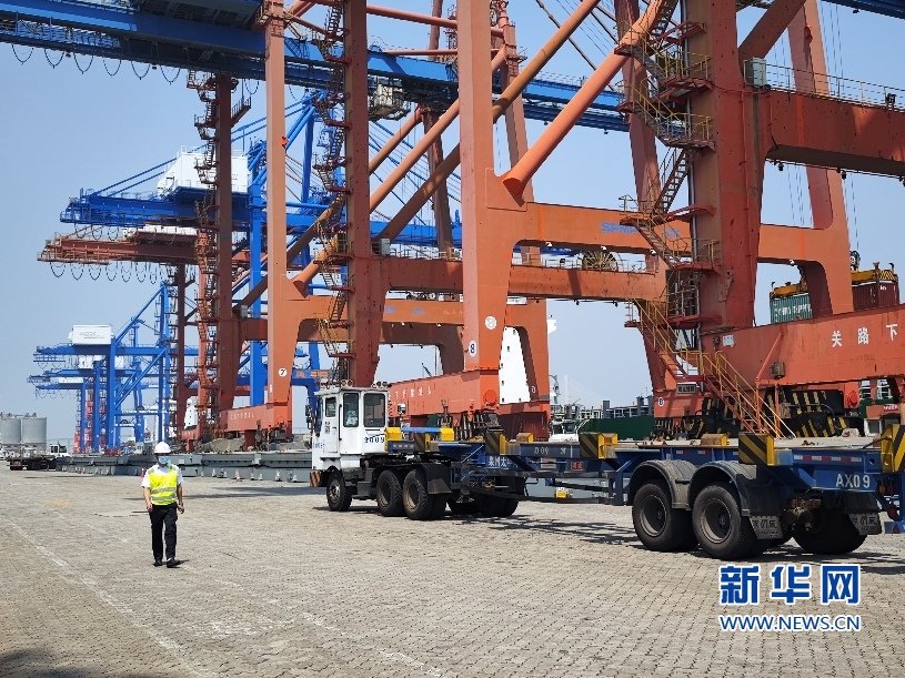 石湖港区一角。新华网 刘默涵 摄