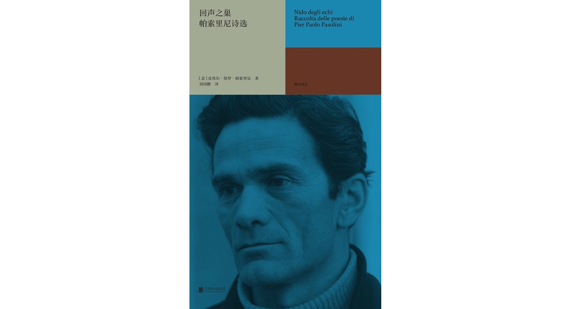 《回声之巢：帕索里尼诗选》，作者：皮埃尔·保罗·帕索里尼，译者：刘国鹏，版本：雅众文化·北京联合出版公司 2022年8月