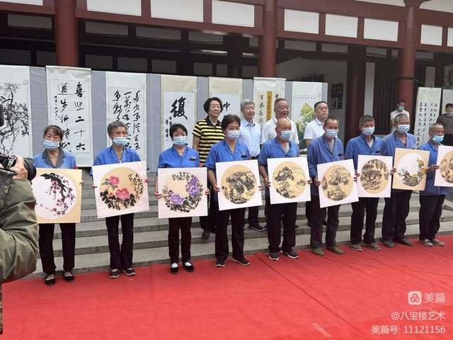 百米长廊翰墨香 丰庆书苑喜迎党的二十大书画小品展在西安隆重开幕  第20张