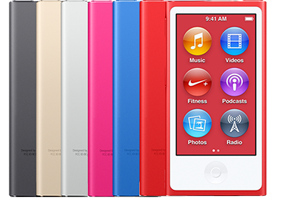 iPod nano 第七代 图源：苹果官网