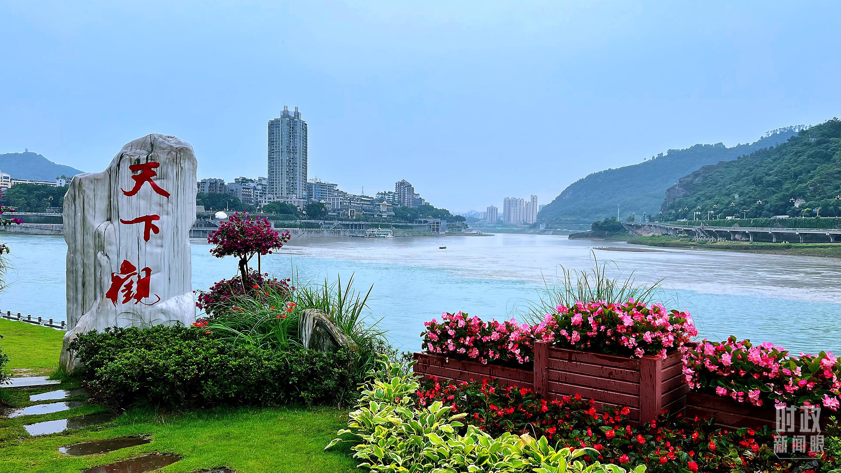 △三江口，一派生机勃发景象。（总台央视记者张宇拍摄）