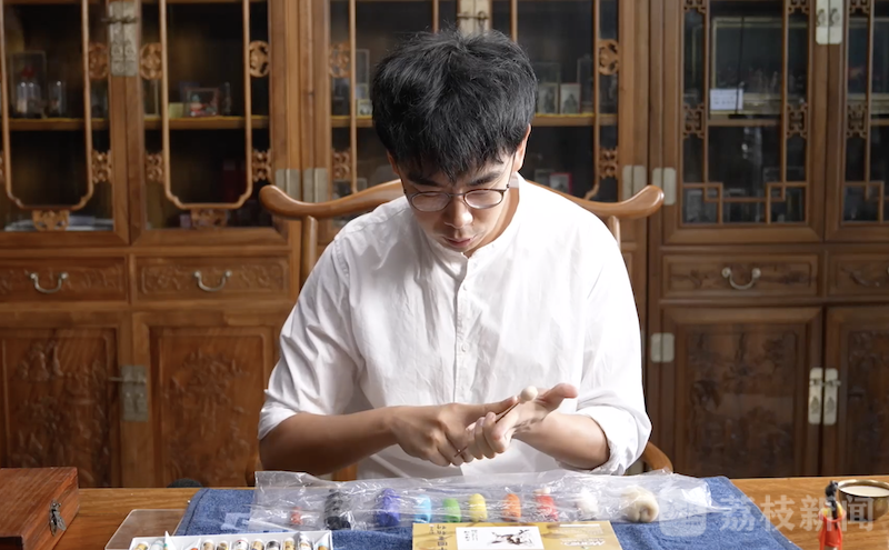 非遗有新人郎佳子彧古老面塑潮出圈