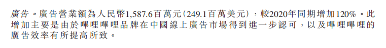 图源：bilibili 2021 Q4 及全年财报
