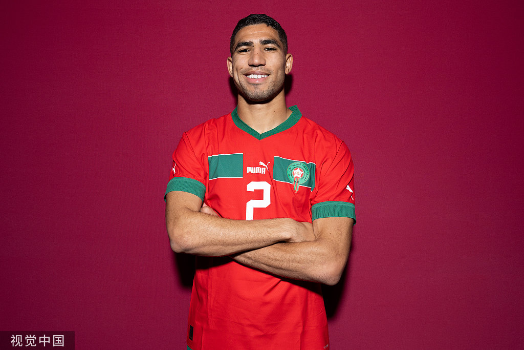 阿什拉夫是摩洛哥最大牌的球星。
