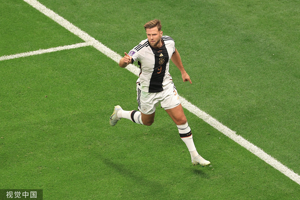 菲尔克鲁格替补登场，为德国队扳平比分。