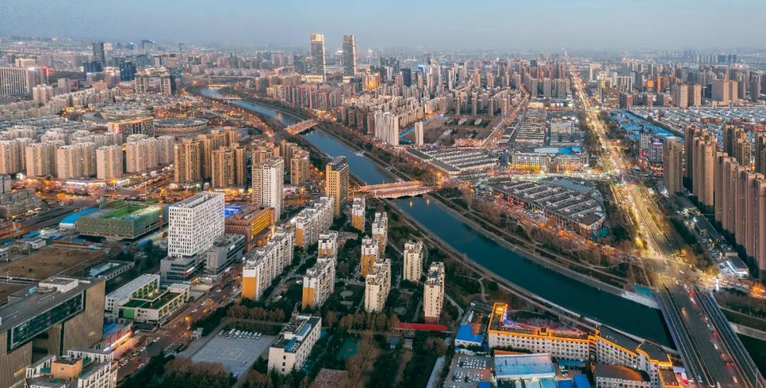 郑州市城市风光航拍。图/图虫创意