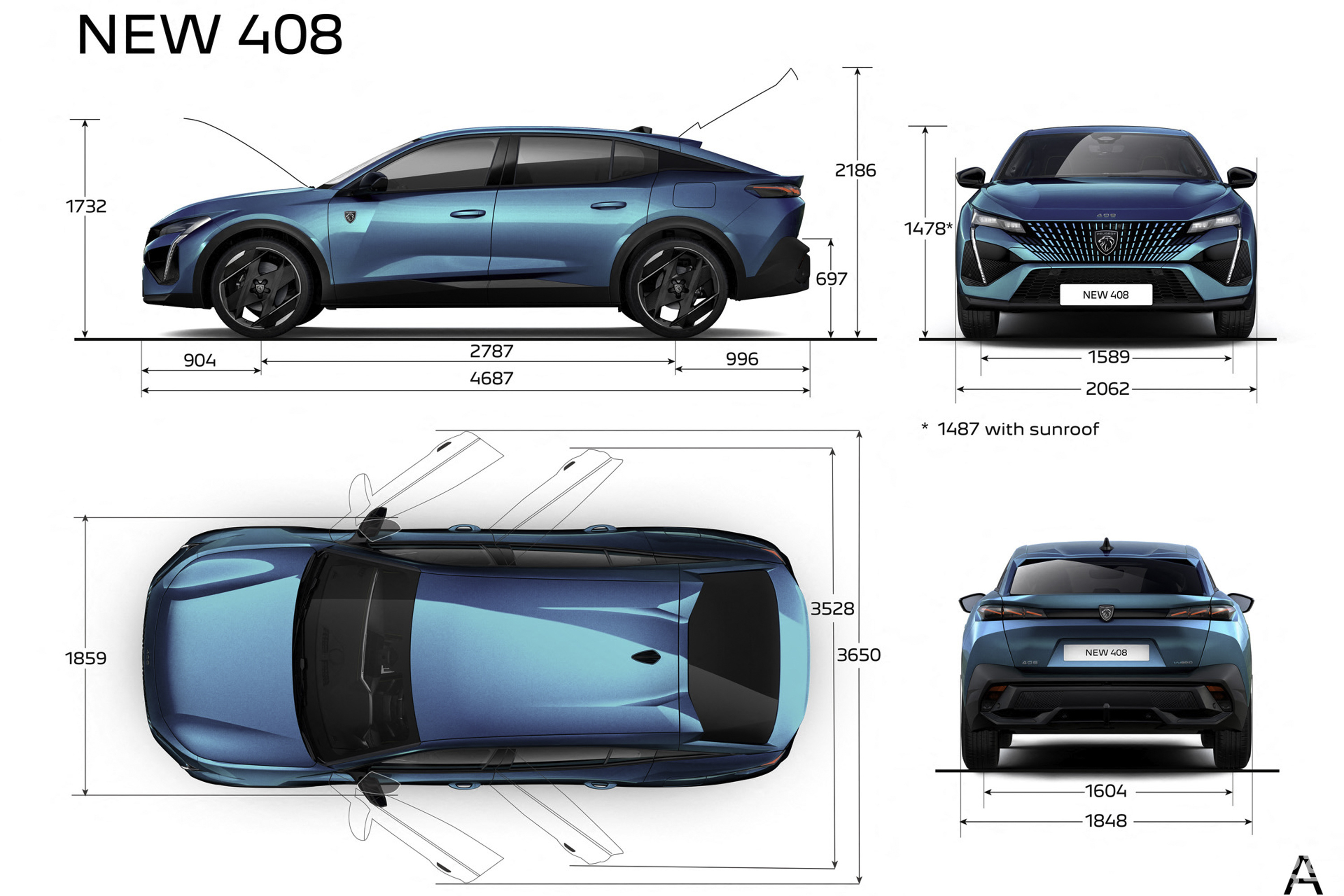 将法系浪漫进行到底标致408海外官图解析