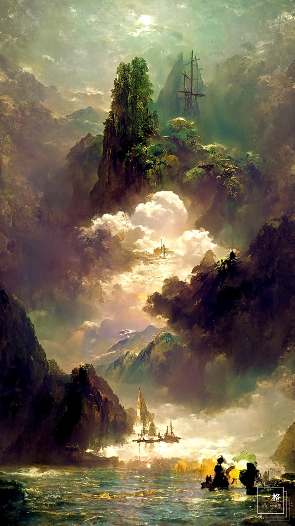 图:《苍兰诀》主题画之一,来源:网络