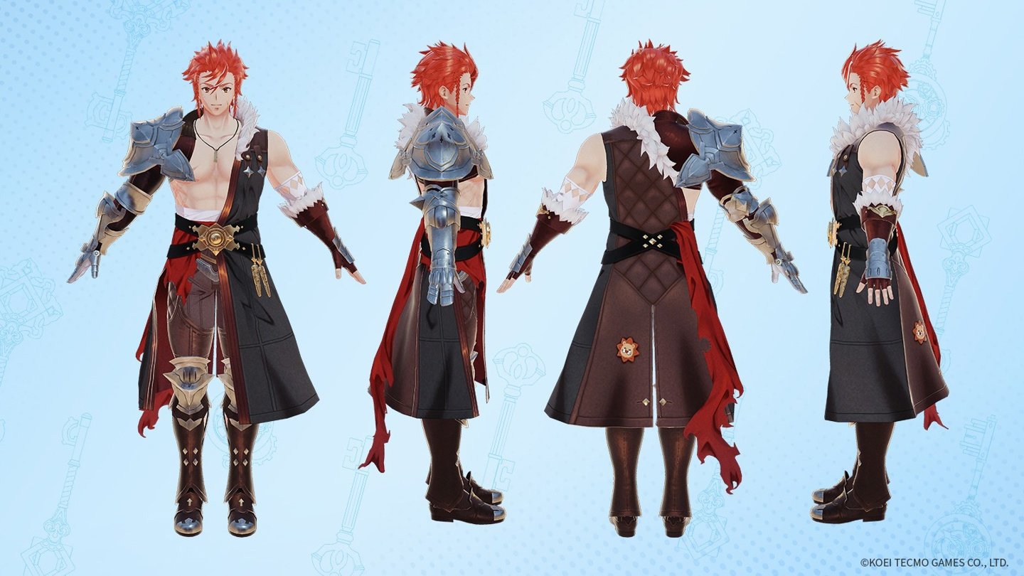 《莱莎的炼金工房3》角色设定图和3D建模 大肉腿吸睛