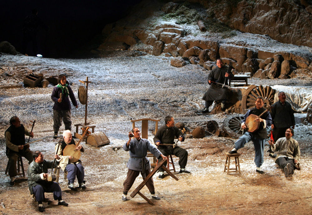 2007年11月9日,北京人民艺术剧院在首都剧场演出话剧《白鹿原》.