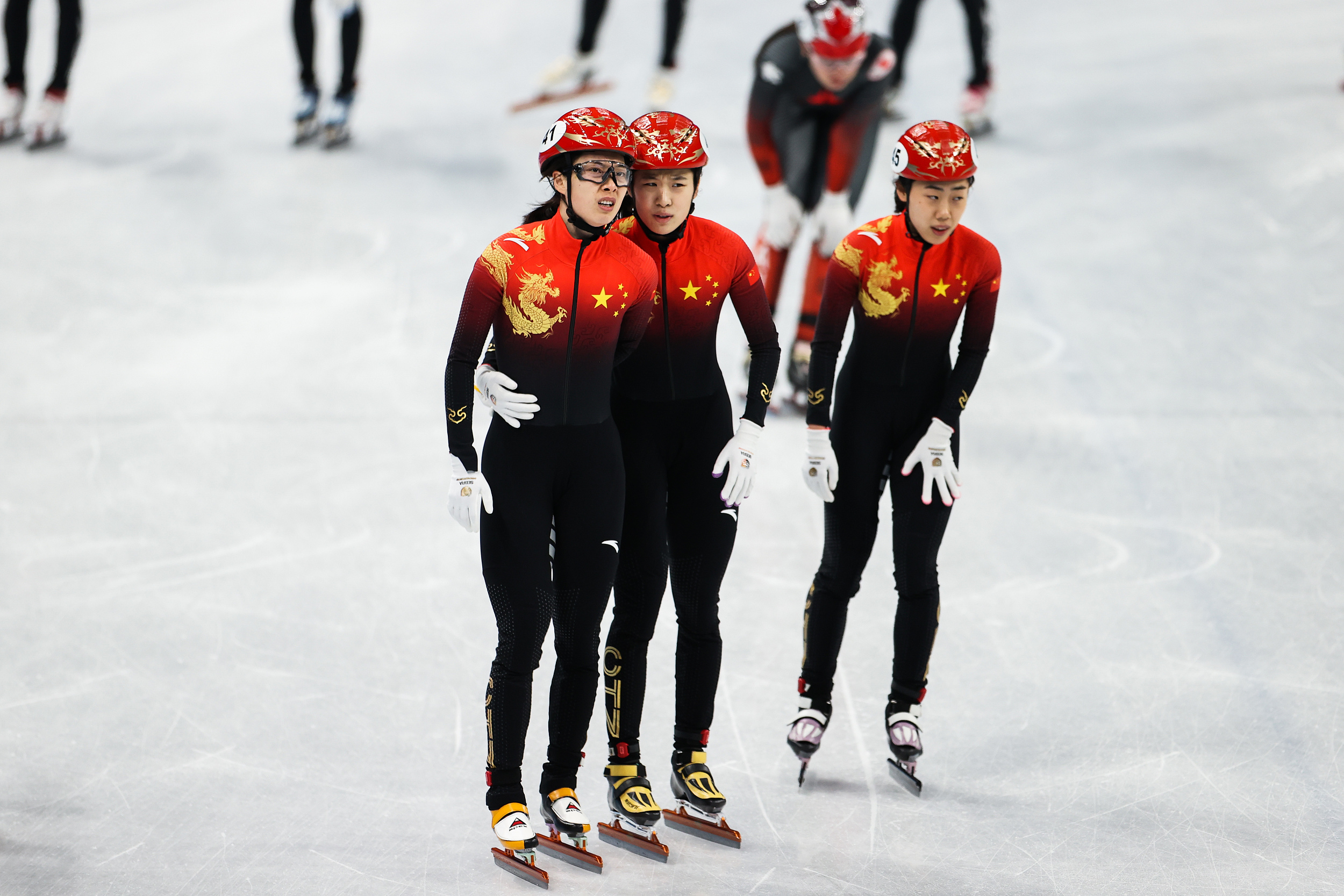 中国短道速滑队女队图片