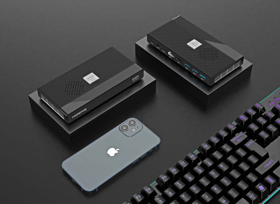 搭载11代n5105 morefine摩方推出手机大小的迷你主机m6__凤凰网