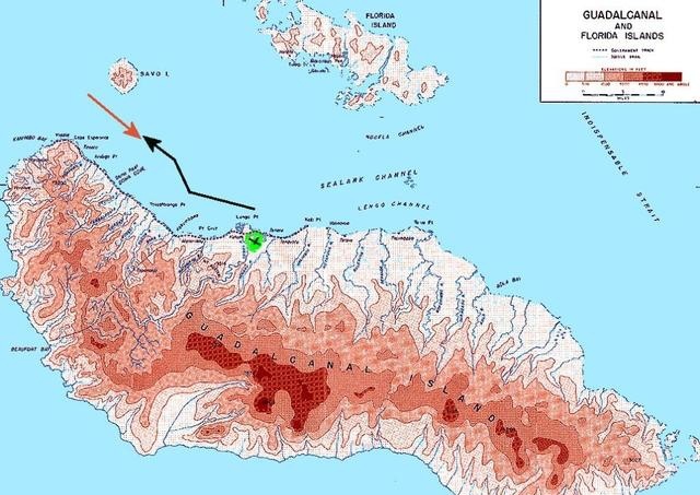 日军红线,美军黑线