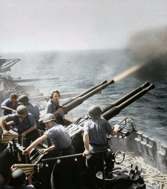 四联装40mm博福斯高炮