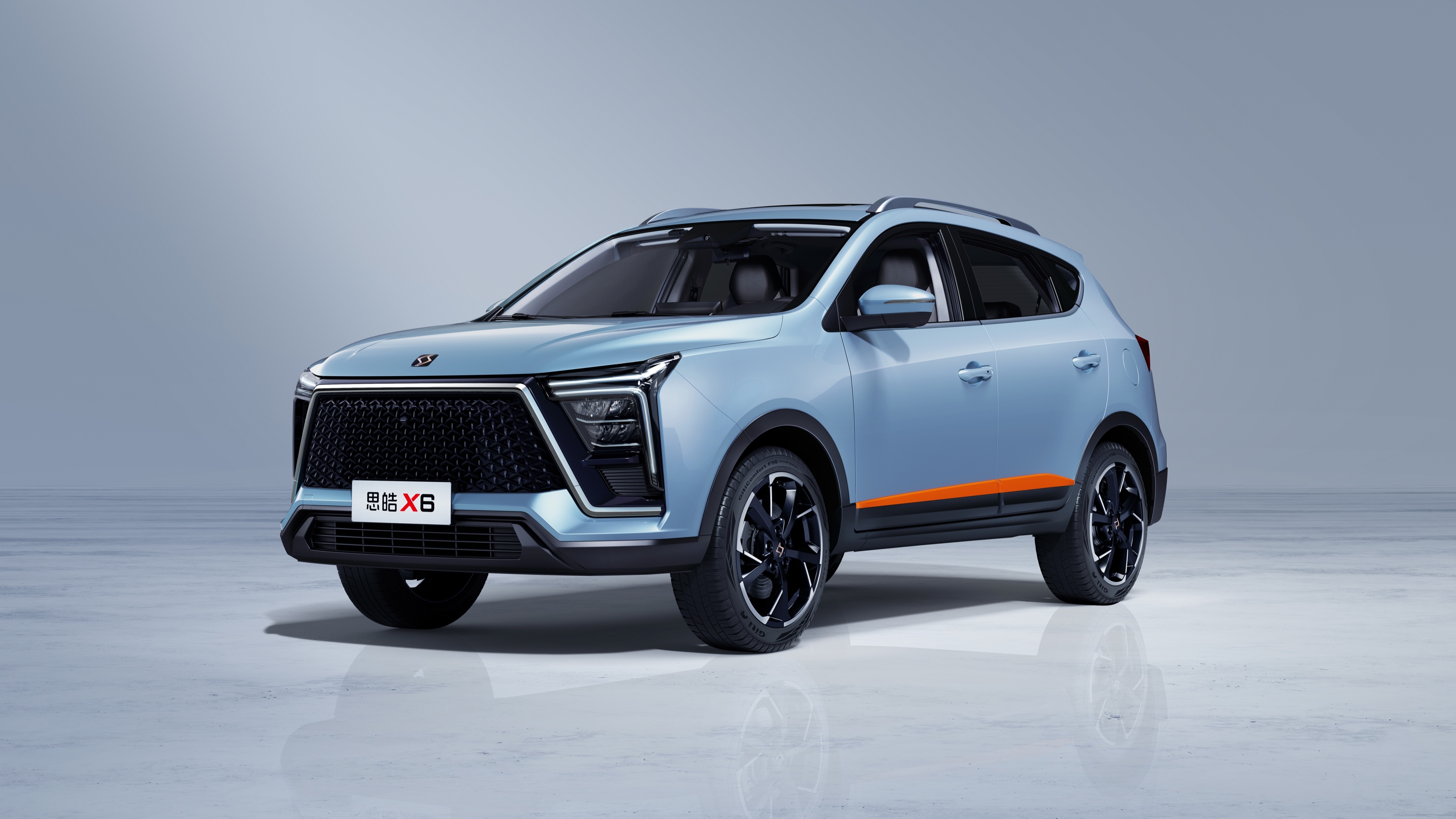 汽车>汽车资讯>正文>外观方面,思皓x6大尺寸前脸深邃流星飞电格栅,双l