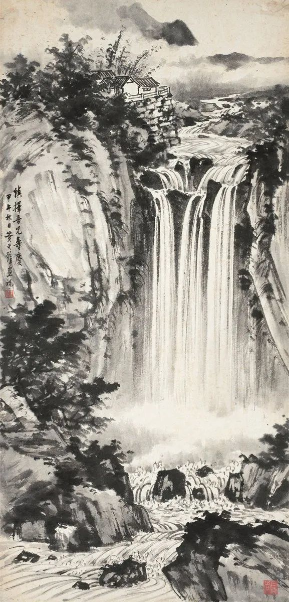 夏日,听泉_画川居士_新浪博客