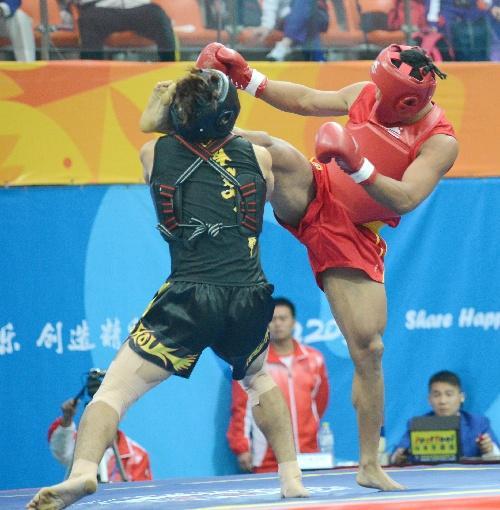 散打老将包舍日古冷王鹤松双胜 搏击赛场逞英豪__凤凰网