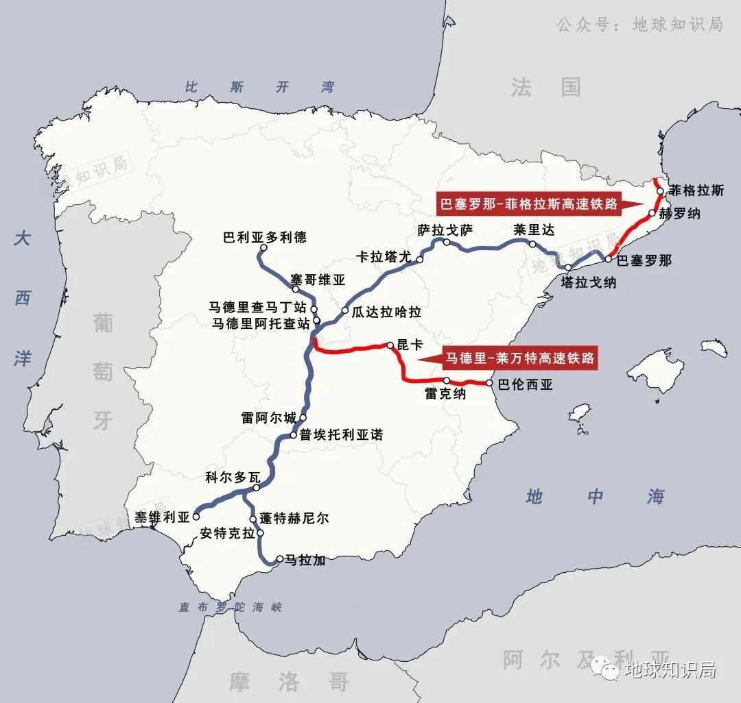 巴塞罗那-菲格拉斯高速铁路 马德里-莱万特高速铁路