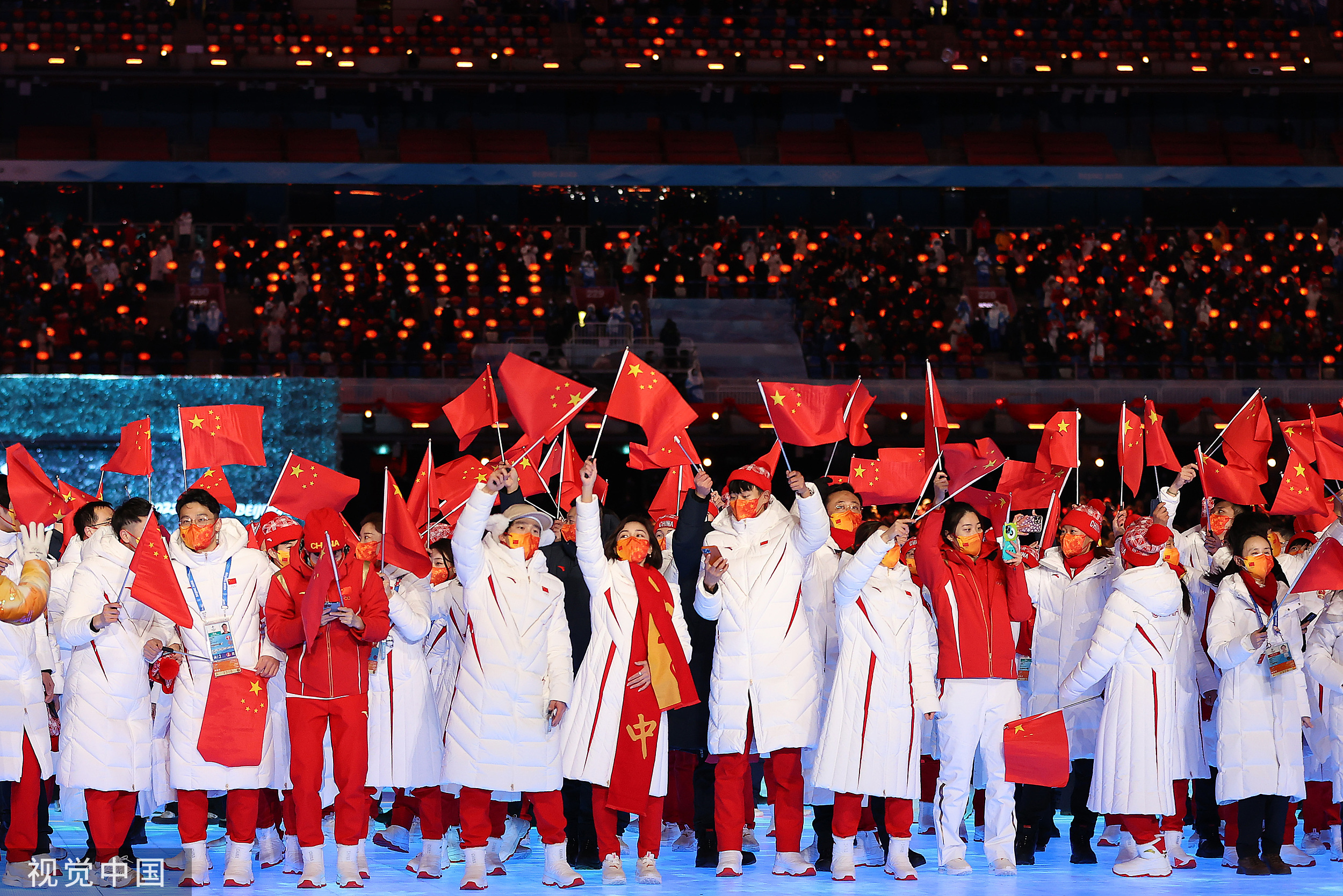 中国冬奥代表团。