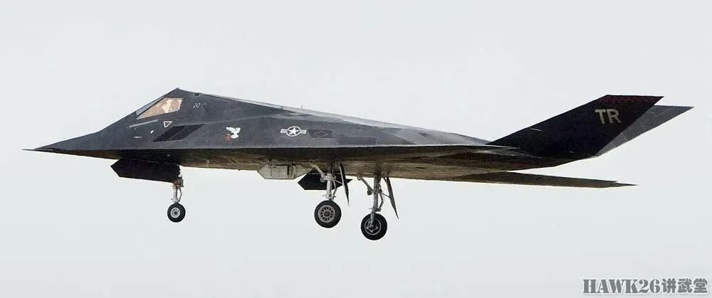 美国空军的F-117战斗机。