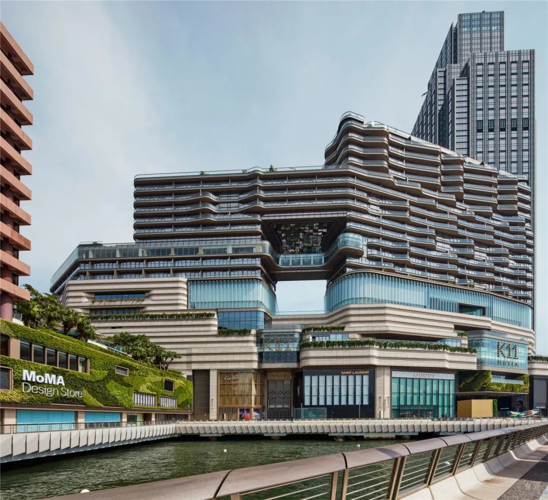 建筑滨海面 &copy;K11 MUSEA