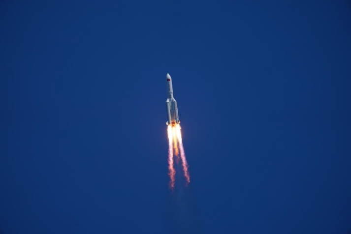 7月24日,搭载问天实验舱的长征五号b遥三运载火箭,在我国文昌航天发射