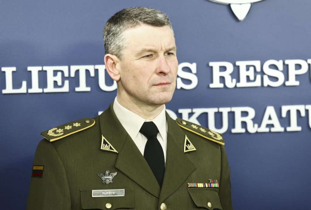 立陶宛三军司令瓦尔德马拉斯·鲁普希斯 资料图