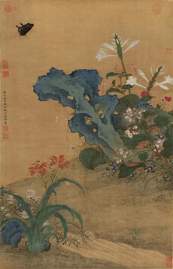 文俶的花鸟图。