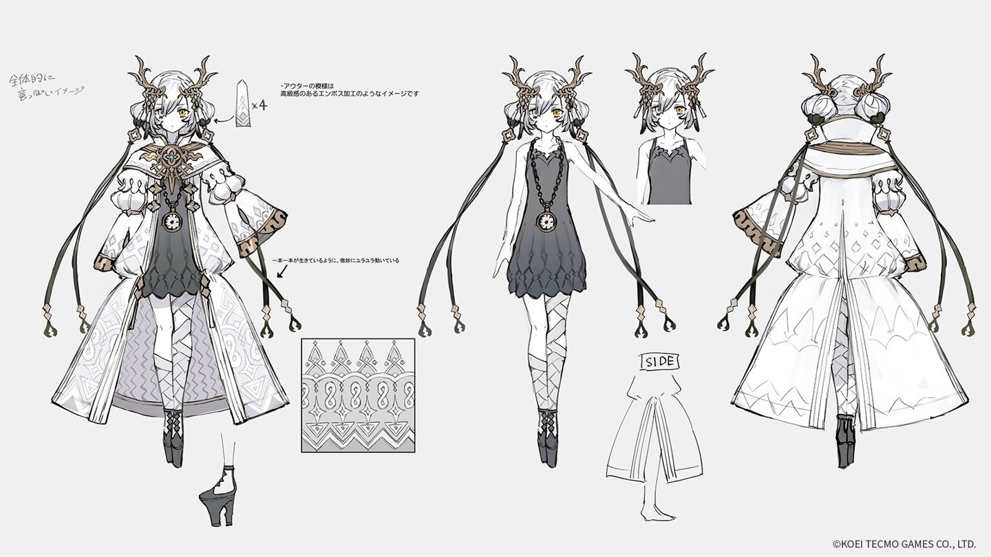 《莱莎的炼金工房3》角色设定图和3D建模 大肉腿吸睛